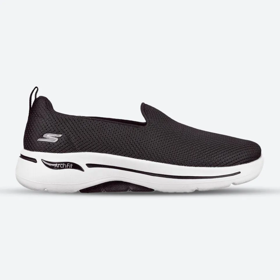 Womens Wide Fit Skechers Grateful 124401 Arch Fit Walking Trainers