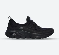 Women's Wide Fit Skechers Lucky Thoughts 149056 Arch Fit Trainers