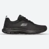 Womens Wide Fit Skechers Flex Appeal 4.0 - 149303 Walking Trainers - Black