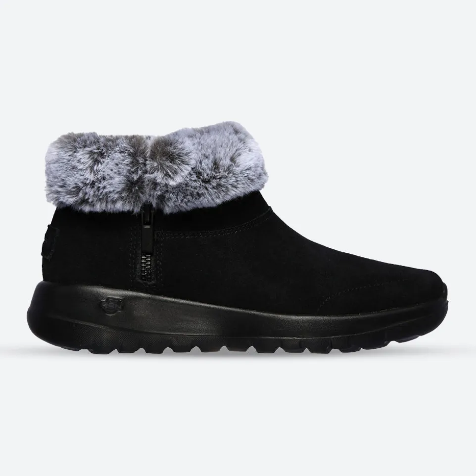 Womens Wide Fit Skechers 144003W Go Walk Goga Mat Boots