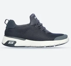 Women's Wide Fit Skechers 77281EC Marsing Waiola SR Safety Trainers - Charcoal