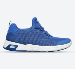 Women's Wide Fit Skechers 77281EC Marsing Waiola SR Safety Trainers - Blue