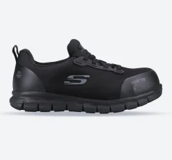 Women's Wide Fit Skechers 108041EC Sure Track Jixie Safety Trainers