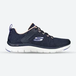 Womens Wide Fit Skechers 149580W Vegan Walking Trainers