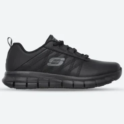 Women's Wide Fit Skechers 76576EC Sure Track Erath Occupational Trainers