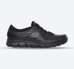 Women's Wide Fit Skechers 76551EC Eldred Occupational Trainers