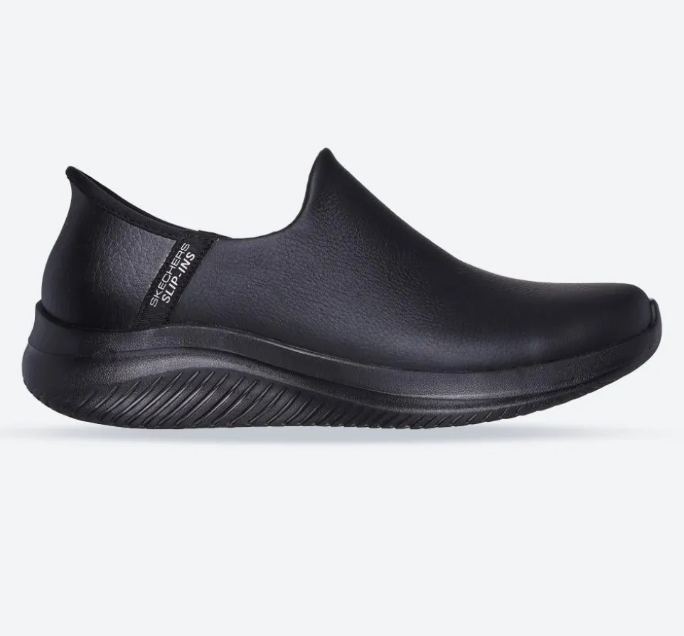 Women's Wide Fit Skechers 149593 Slip-ins Ultra Flex 3.0 All Smooth Trainers
