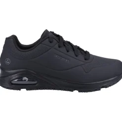 Women's Wide Fit Skechers 108021EC Uno Sr Trainers