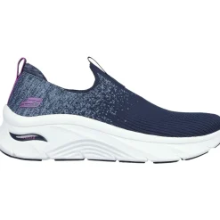 Women's Wide Fit Skechers 149684 Arch Fit D'Lux Key Journey Trainers