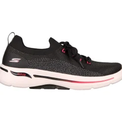 Women's Wide Fit Skechers 124863 Go Walk Arch Fit Clancy Trainers