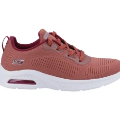 Women's Wide Fit Skechers 117379 Squad Air Sweet Encounter Trainers