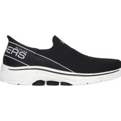 Women's Wide Fit Skechers 125231 Slip-ins Go Walk 7 Mia Trainers