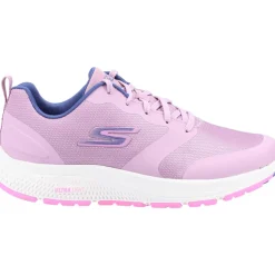 Women's Wide Fit Skechers 128275 GO RUN Consistent Lunar Night Trainers - Mauve