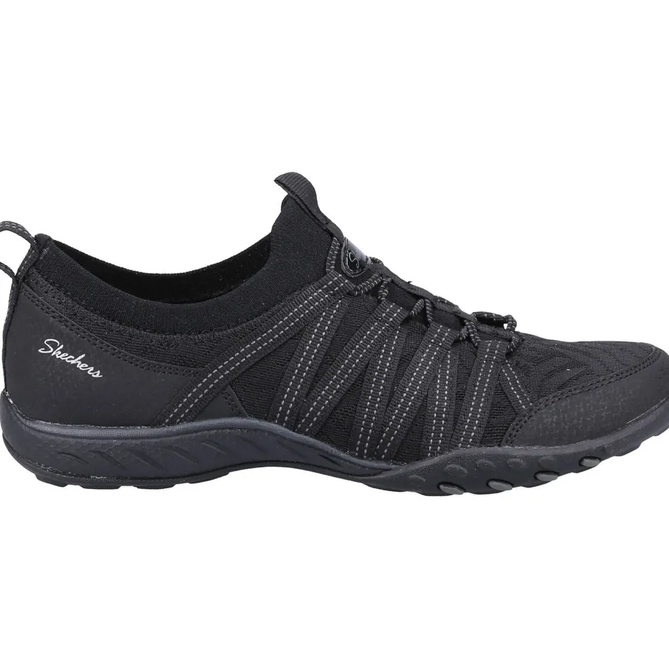 Women's Wide Fit Skechers 100244 Breathe Easy First Light Trainers