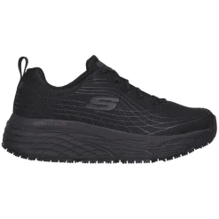 Women's Wide Fit Skechers 108016EC Max Cushioning Elite Sr Trainers -Black