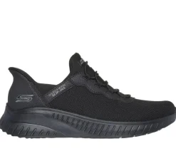 Women's Wide Fit Skechers 117500W Bobs Squad Chaos Daily Inspiration Trainers