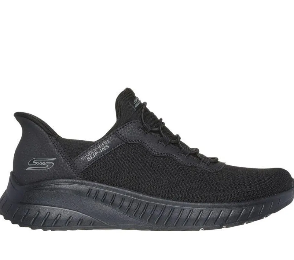 Women's Wide Fit Skechers 117500W Bobs Squad Chaos Daily Inspiration Trainers