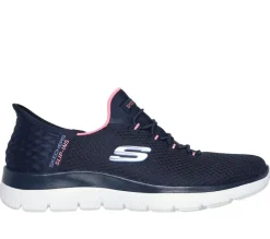 Women's Wide Fit Skechers 150123 Slip-ins  Summits Diamond Dream Trainers