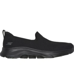 Women's Wide Fit Skechers 125218 Go Walk 7 Ivy Trainers