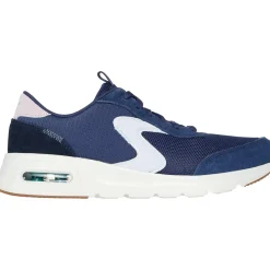 Women's Wide Fit Skechers 150076 Skech Air Court Trainers