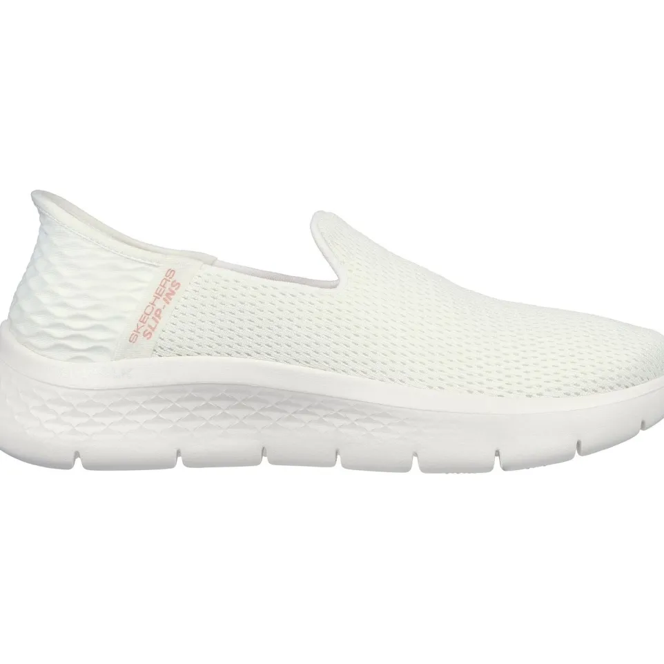 Women's Wide Fit Skechers 124963 Slip-ins Go Walk Flex Relish Trainers