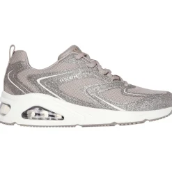 Women's Wide Fit Skechers Tres-Air Uno Glit Airy Trainers