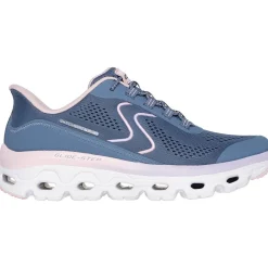 Women's Wide Fit Skechers 180272 Slip-ins Glide Step Sole Trainers
