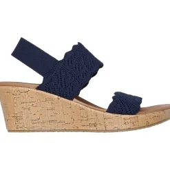 Women's Wide Fit Skechers 119591 Everlee Timeless Touch Sandals