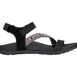 Women's Wide Fit Skechers 163221 Reggae Lite Beachy Sunrise Sandals