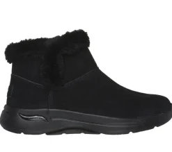 Women's Wide Fit Skechers 144400 Go Walk Arch Fit Cherish Boots