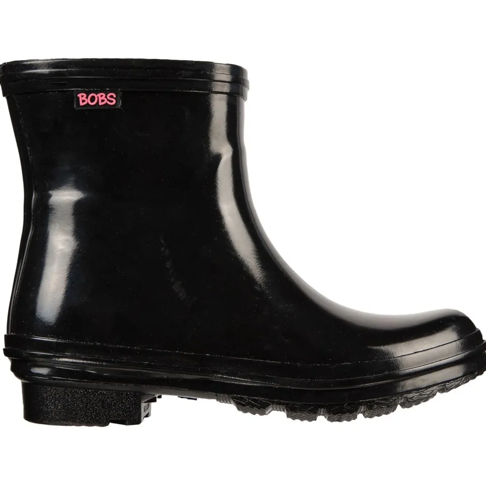 Women's Wide Fit Skechers 113377 Rain Check Neon Puddles Wellingtons Boots