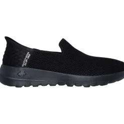 Women's Wide Fit Skechers 124641 Slip-ins Go Walk Joy Vela Shoes
