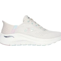 Women's Wide Fit Skechers 150066 Slip-ins Arch Fit 2.0 Easy Chic Trainers