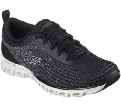 Women's Wide Fit Skechers 104325 Glide Step Sport - Head Start Trainers