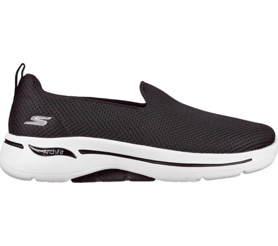 Womens Wide Fit Skechers Grateful 124401 Arch Fit Walking Trainers