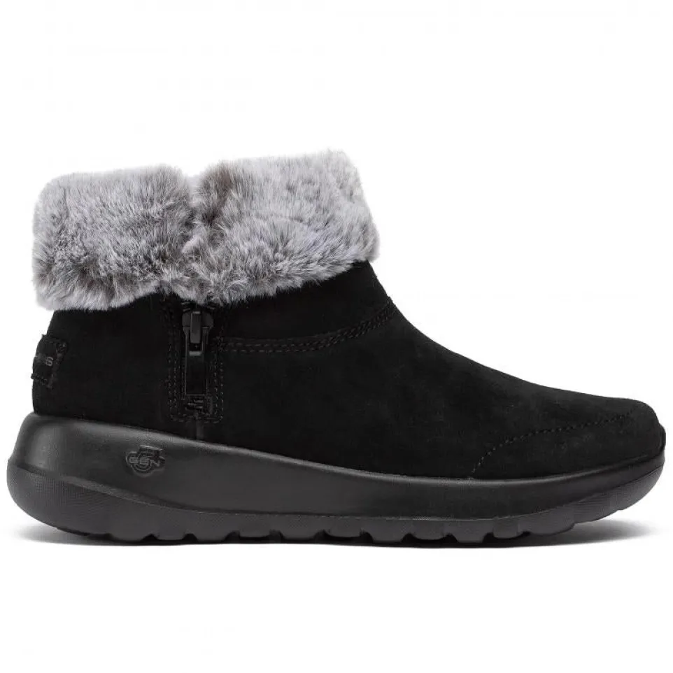 Womens Wide Fit Skechers 144003W Go Walk Goga Mat Boots