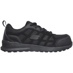 Women's Wide Fit Skechers 77289EC Bulklin Ayak Safety Shoes