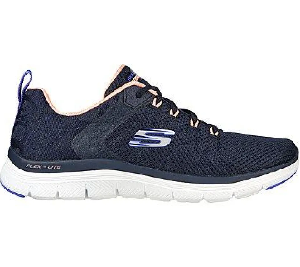 Womens Wide Fit Skechers 149580W Vegan Walking Trainers