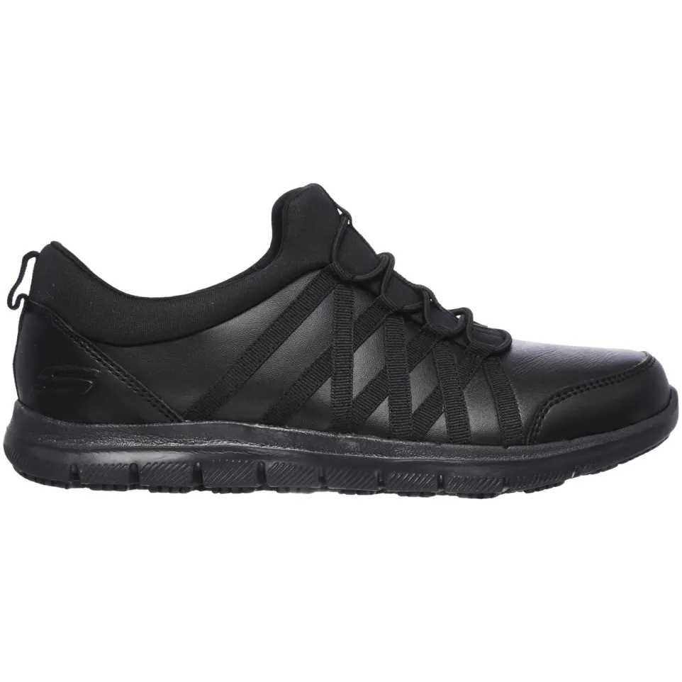 Women's Wide Fit Skechers 77283EC Ghenter Dagsby Occupational Trainers