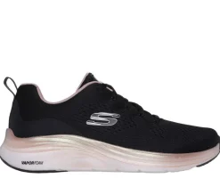 Women's Wide Fit Skechers 150025 Vapor Foam Midnight Glimmer Trainers