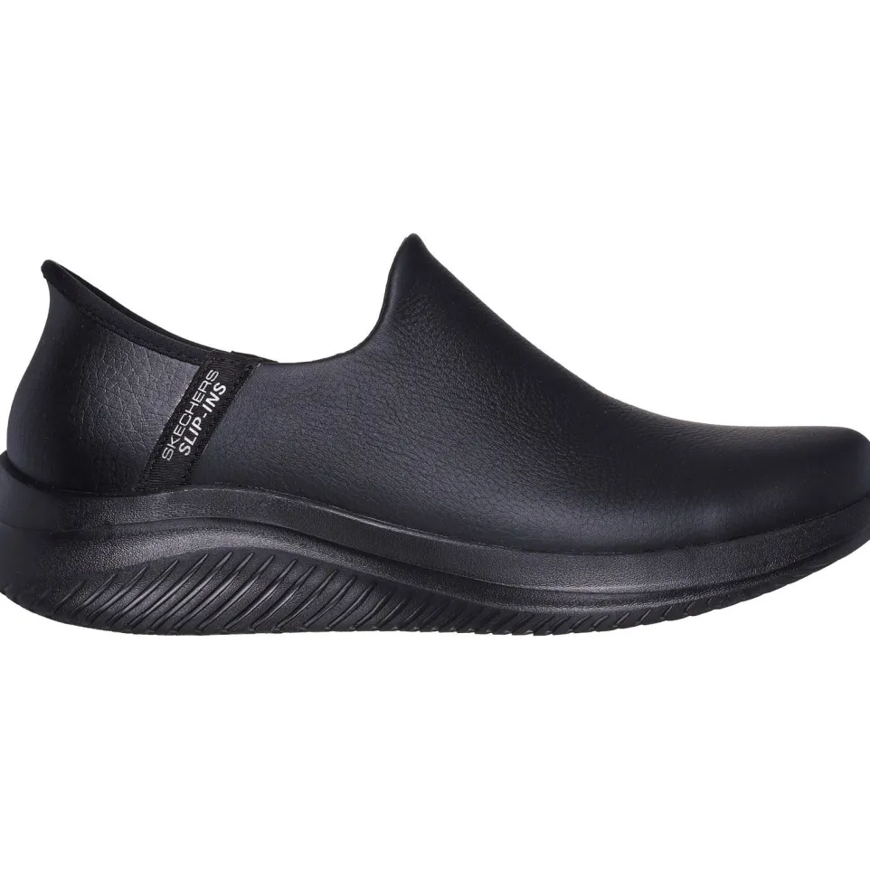 Women's Wide Fit Skechers 149593 Slip-ins Ultra Flex 3.0 All Smooth Trainers