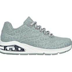 Women's Wide Fit Skechers 155642 Uno 2 In Kat Neato Trainers