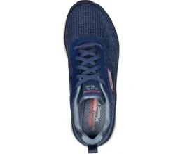 Women's Wide Fit Skechers 149815 Daily Beauty D'lux Vegan Walker Trainers