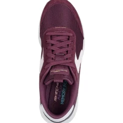 Women's Wide Fit Skechers 150076 Skech Air Court Trainers
