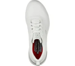 Women's Wide Fit Skechers 108010EC Marsing Gmina Slip Resistant Trainers