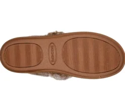 Women's Wide Fit Skechers 32777 Cozy Campfire Team Toasty Slippers