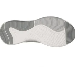 Women's Wide Fit Skechers 149837 D'lux Fitness Pure Glam Trainers