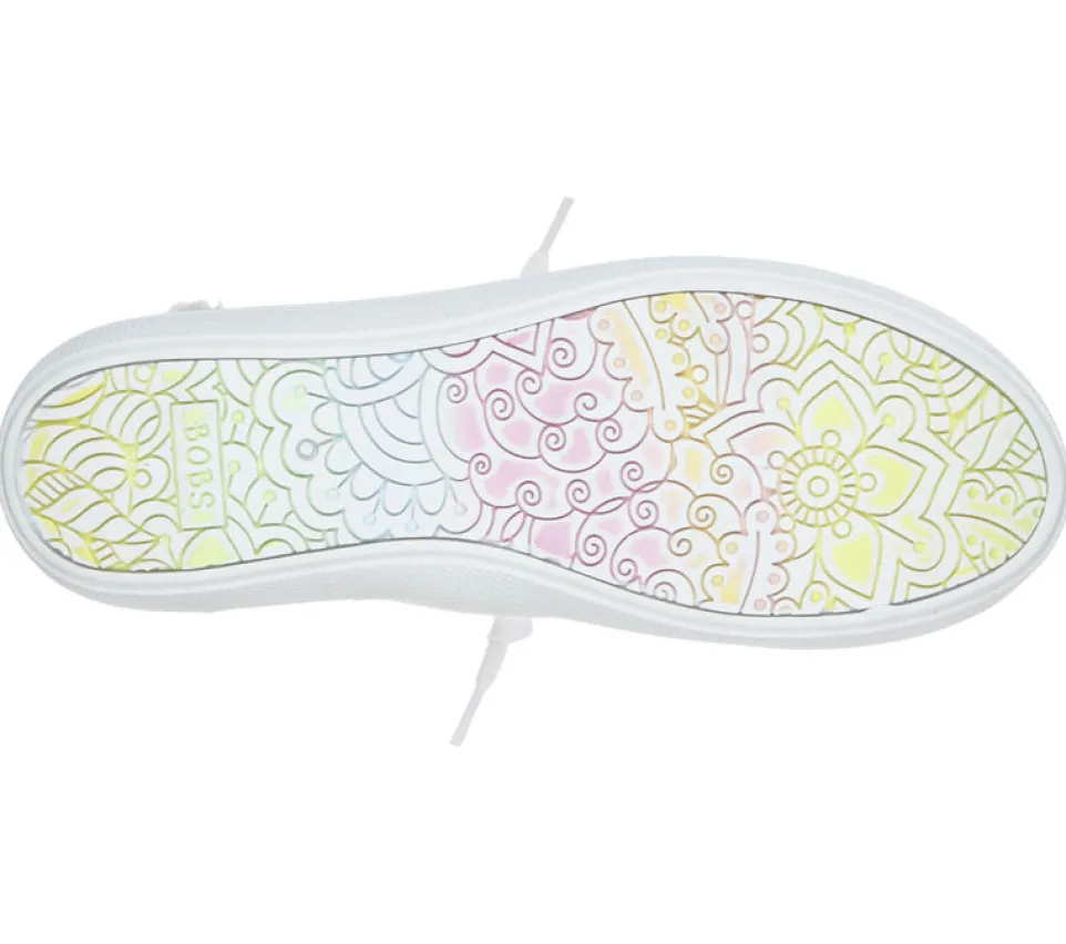 Women's Wide Fit Skechers Bobs 33492W Shoes