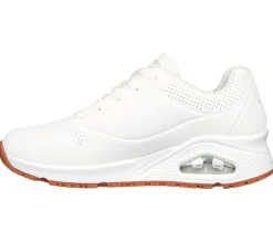 Women's Wide Fit Skechers 108021EC Uno Sr Trainers