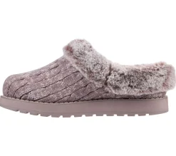 Womens Wide Fit Skechers Bobs Ice Angel 31204W Mule Slippers